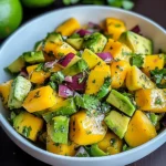 Avocado Mango Salad with a Zesty Lime Dressing
