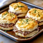 Baked French Dip Biscuits Recipe: A Comforting, Family-Friendly Meal