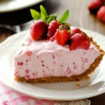 Frozen Strawberry Cream Pie