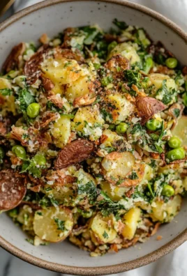 Lemon Pepper Smashed Potato Salad