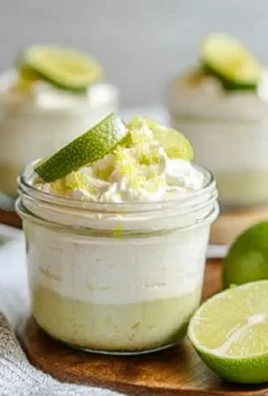 No-Bake Key Lime Cheesecake Jars