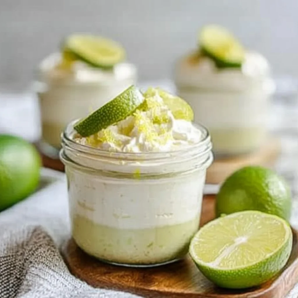 No-Bake Key Lime Cheesecake Jars