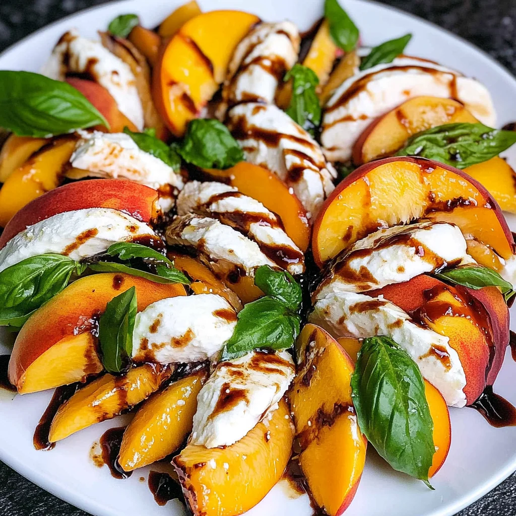 Peach Caprese Salad