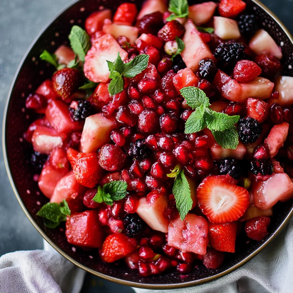 Red Fruit Salad