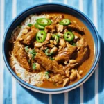 Slow Cooker Peanut Chicken