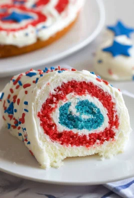 4th of July Cake Roll