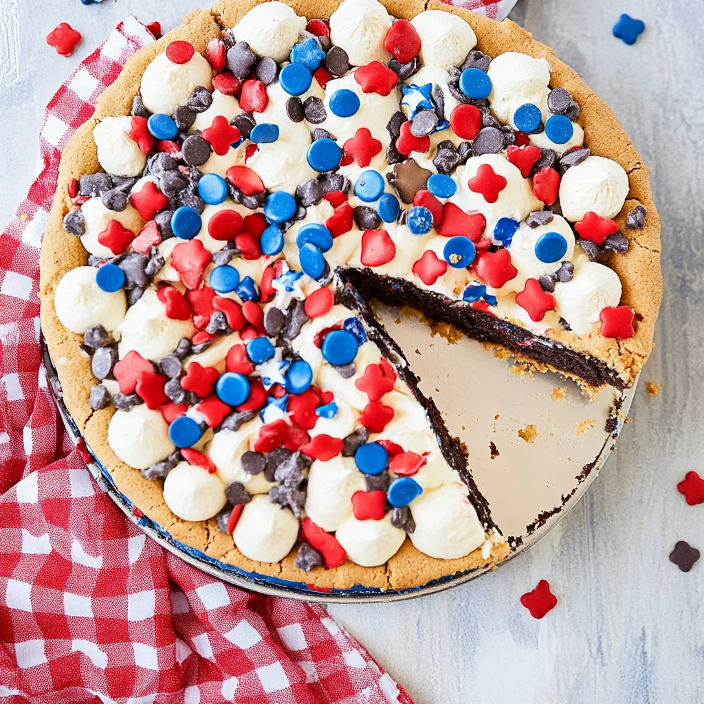 4th of July Cookie Cake