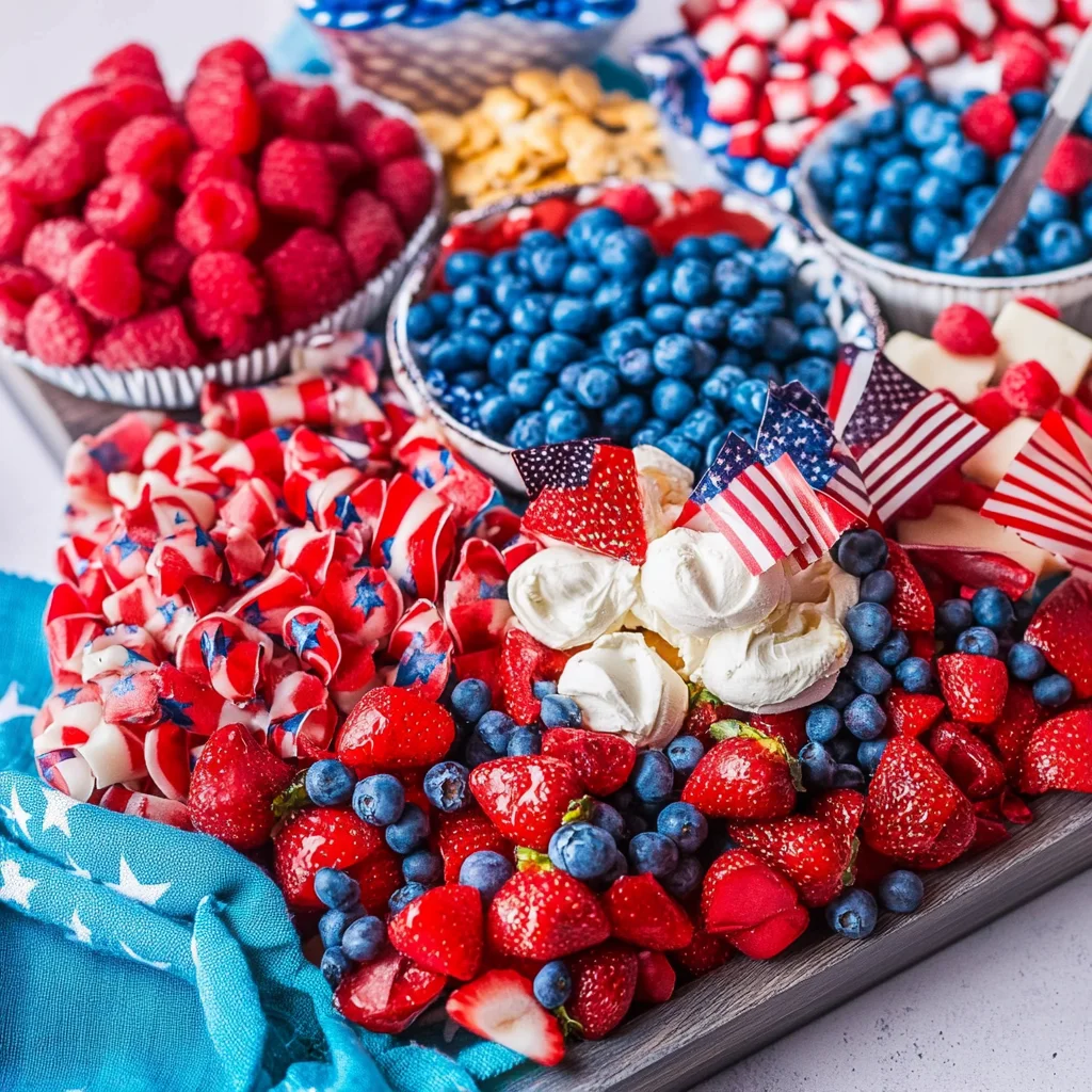 4th of July Sweet Charcuterie Board