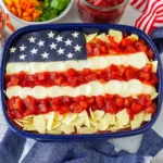 American Flag Layered Dip
