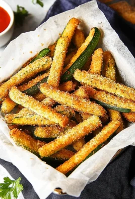 Baked Parmesan Zucchini Fries