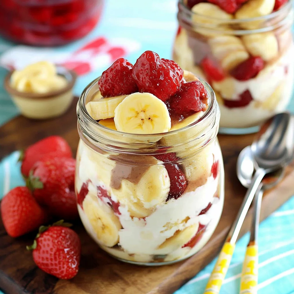 Banana Split Trifles