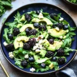Blackberry, Avocado and Arugula Salad
