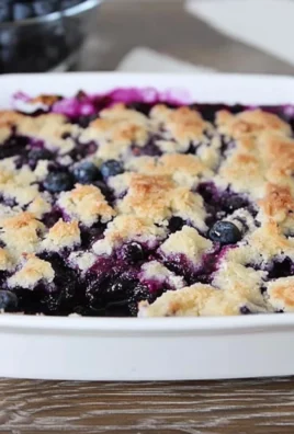Blueberry Dump Cake