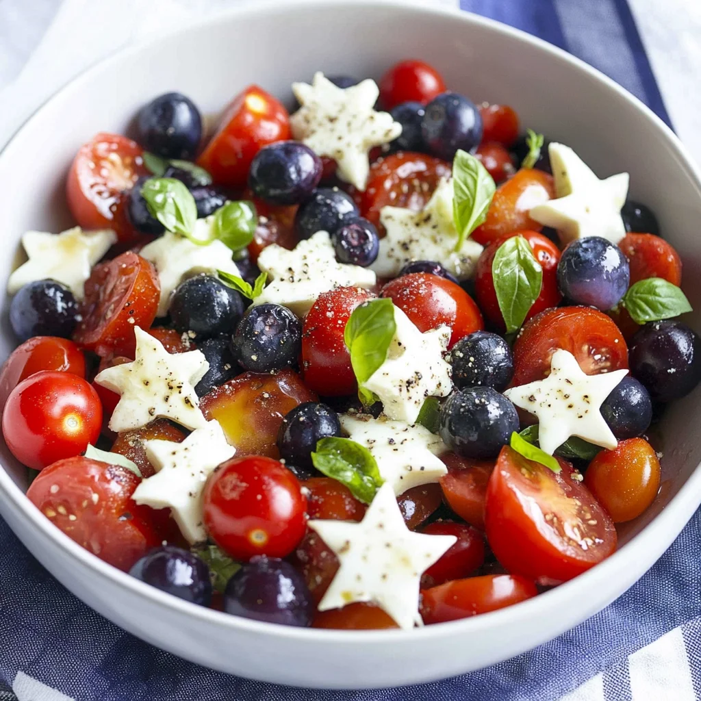 Blueberry Tomato Caprese