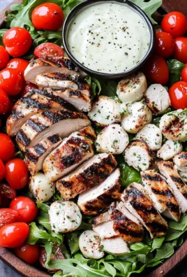 Caprese Grilled Chicken Salad
