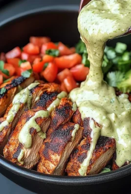 Chipotle Lime Chicken Bowl with Avocado Crema