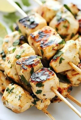 Cilantro Lime Chicken Kebab