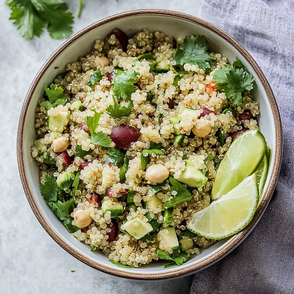 Cilantro Lime Quinoa Salad