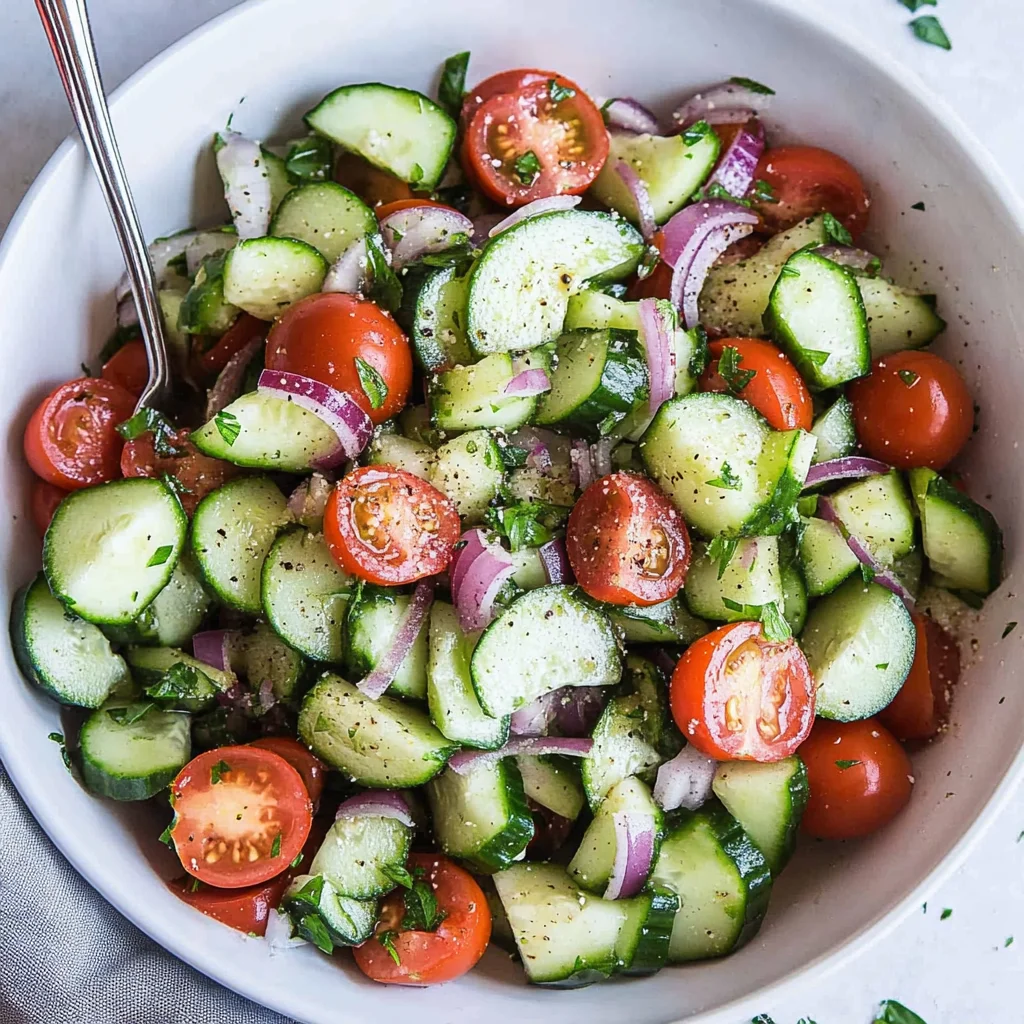 Cucumber Tomato Salad