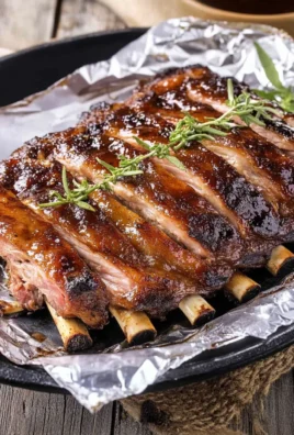 Foil Wrapped Baby Back Ribs