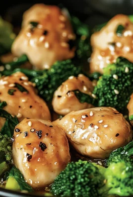 Garlic Chicken with Broccoli and Spinach