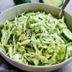 Green Cabbage Cucumber Salad