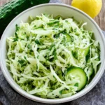 Green Cabbage Cucumber Salad