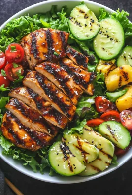 Grilled Teriyaki Chicken Salad