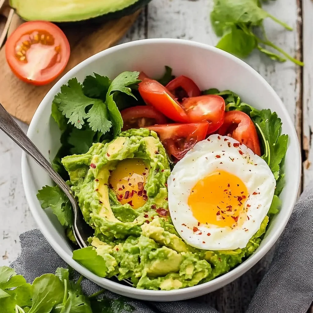 Guacamole Egg Breakfast Bowl Recipe