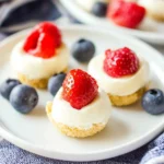 Healthy No Bake Mini Cheesecake Bites