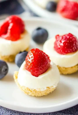 Healthy No Bake Mini Cheesecake Bites