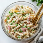Healthy Tuna Pasta Salad with Peas (Serve Cold)