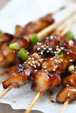 Honey Sesame Chicken Skewers