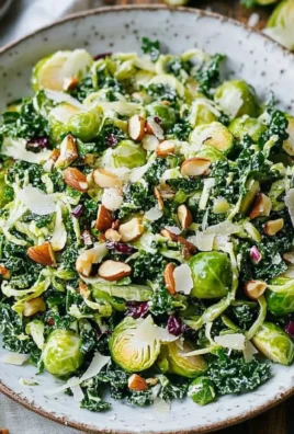Kale and Brussels Sprout Salad