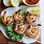 Lemongrass and Sriracha Grilled Shrimp