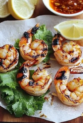 Lemongrass and Sriracha Grilled Shrimp