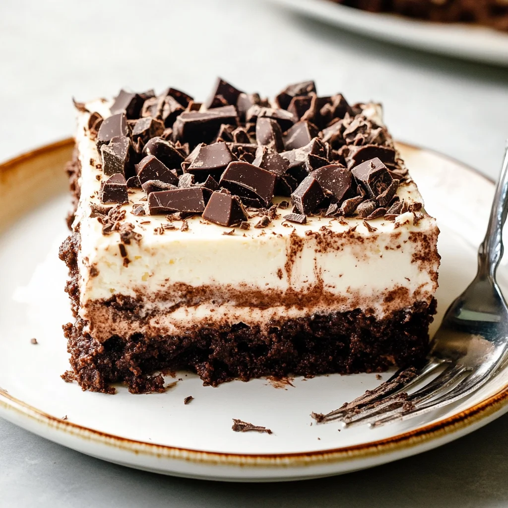 No Bake Chocolate Lasagna