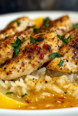 One-Pan Garlic Cajun Chicken Scampi with Creamy Rice