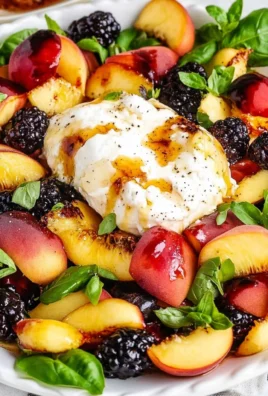 Peach Burrata Salad