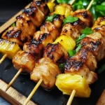 Pineapple Chicken Skewers Recipe