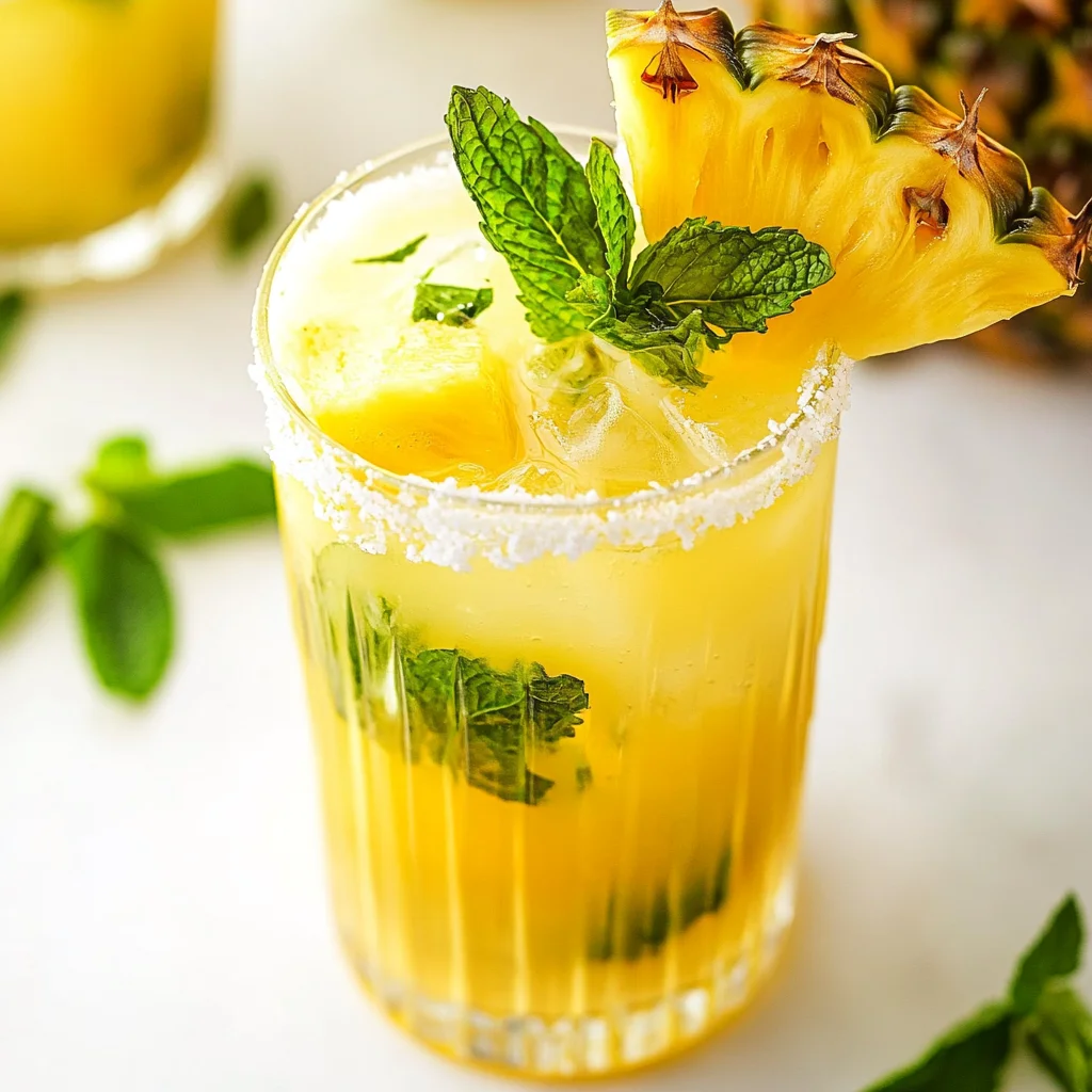 Pineapple Coconut Mojito Recipe
