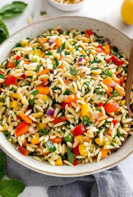Rainbow Orzo Salad