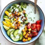 Rainbow Veggie Bowls with Jalapeño Ranch