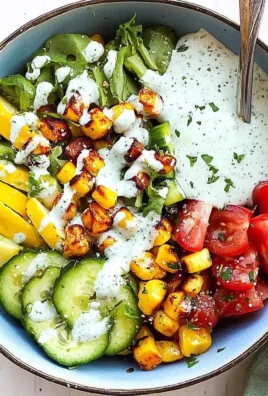 Rainbow Veggie Bowls with Jalapeño Ranch