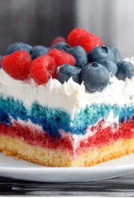 Red, White & Blue Poke Cake