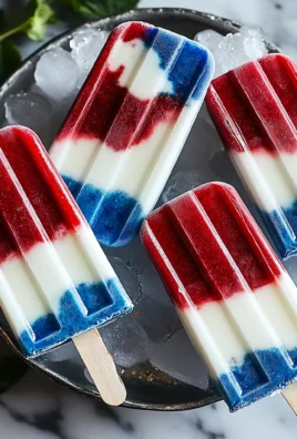 Red White and Blue Popsicles