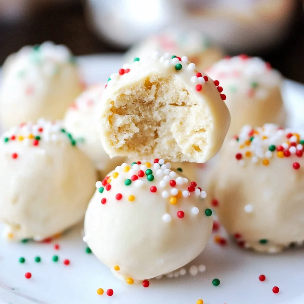 Sugar Cookie Truffles