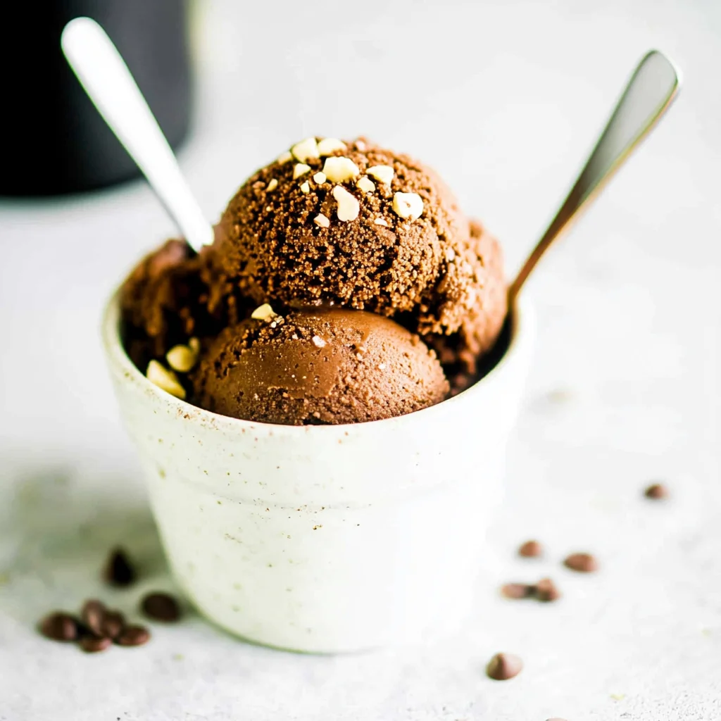 Vegan Espresso Dark Chocolate Sorbet