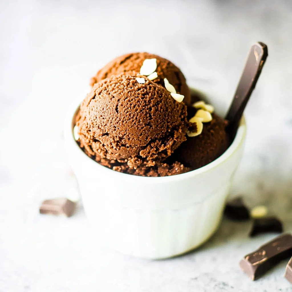 Vegan Espresso Dark Chocolate Sorbet