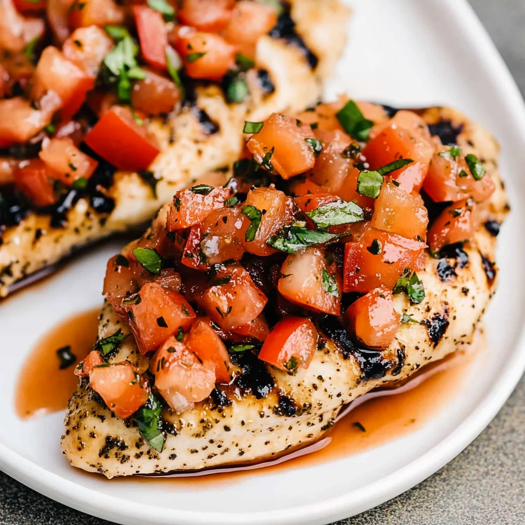 30-Minute Bruschetta Chicken (Grilled or Baked)